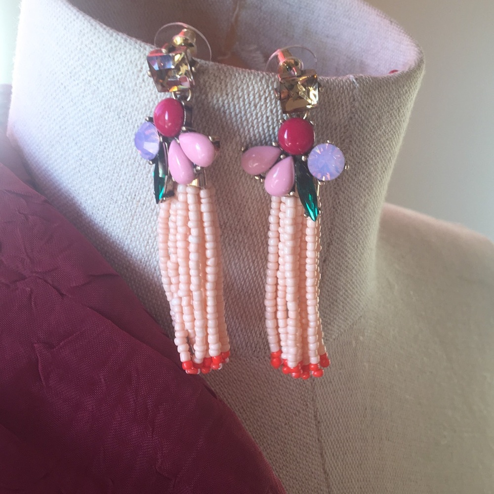 "Abby" Earrings || Crystal & Bead Earrings